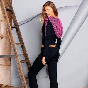 Beach Bunny Fishnet Hoodie & Scrunch Butt Pant SXS